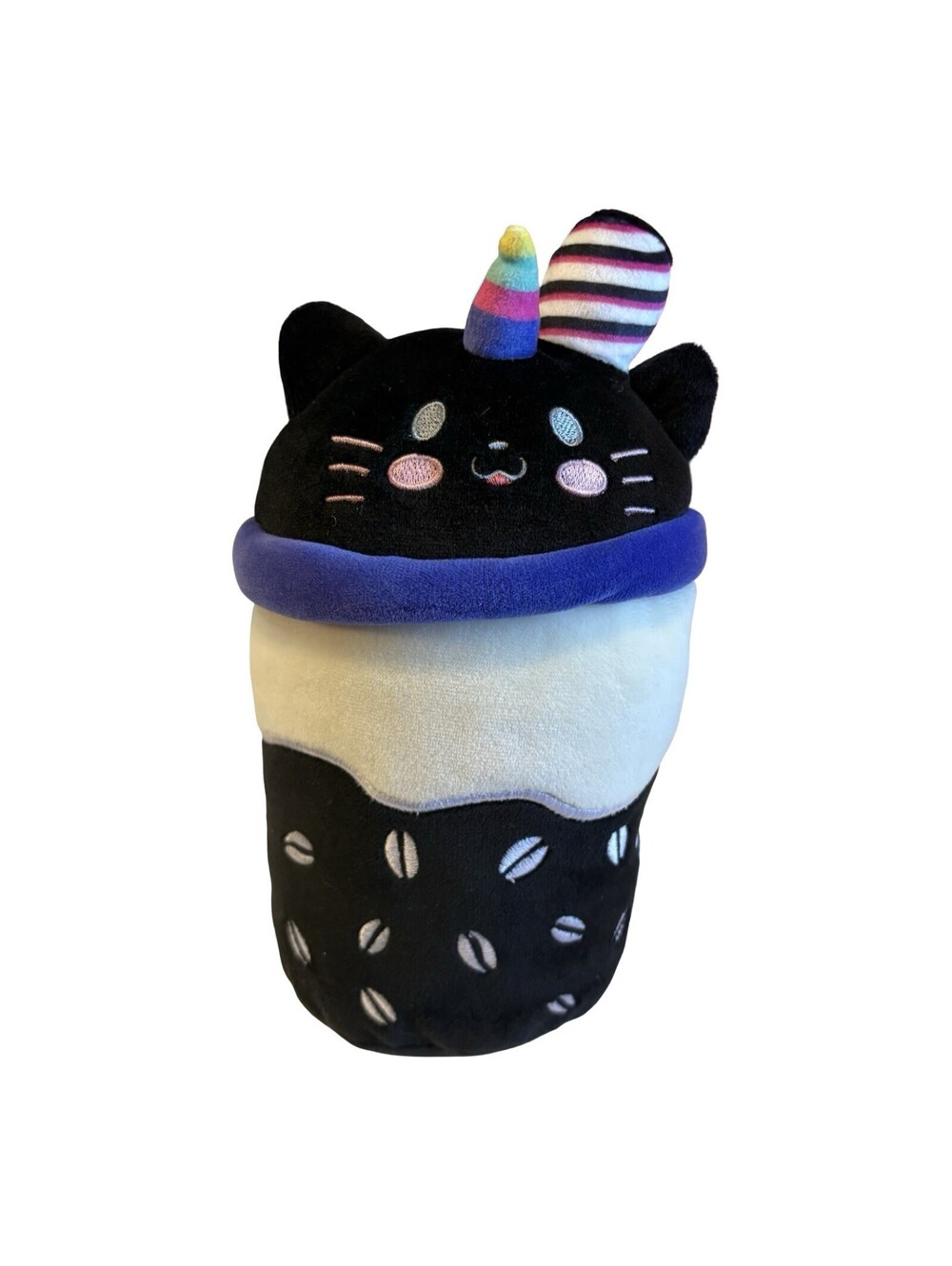 Puchi Gumi Black Cat 8” Plush Stuffed Animal Kitty Kitticorn Kawaii 2023
